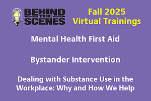 Fall 2025 Virtual Trainings